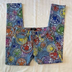 🤩SOLD Versace Medusa Mens Taylor Fit Jeans Sz 33 Amplified Logo Collection